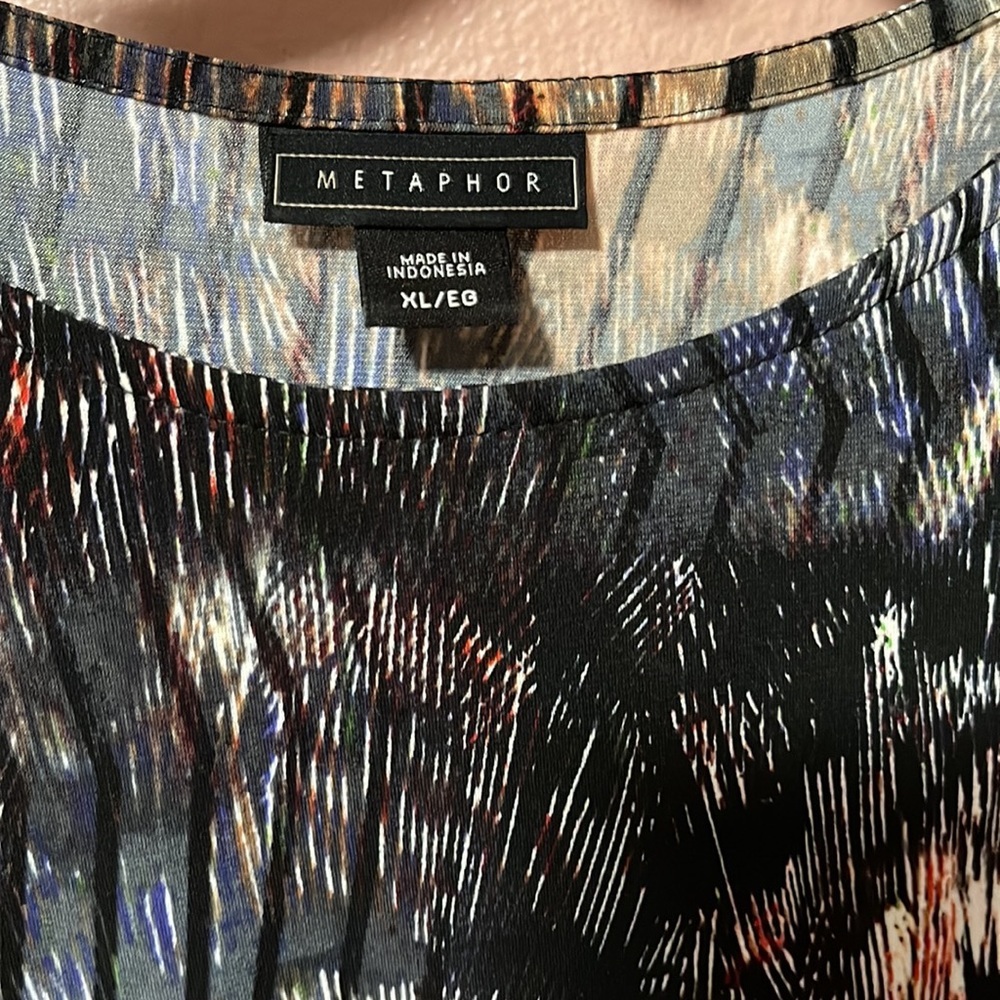 Metaphor Abstract Printed Pattern Dress - image 4